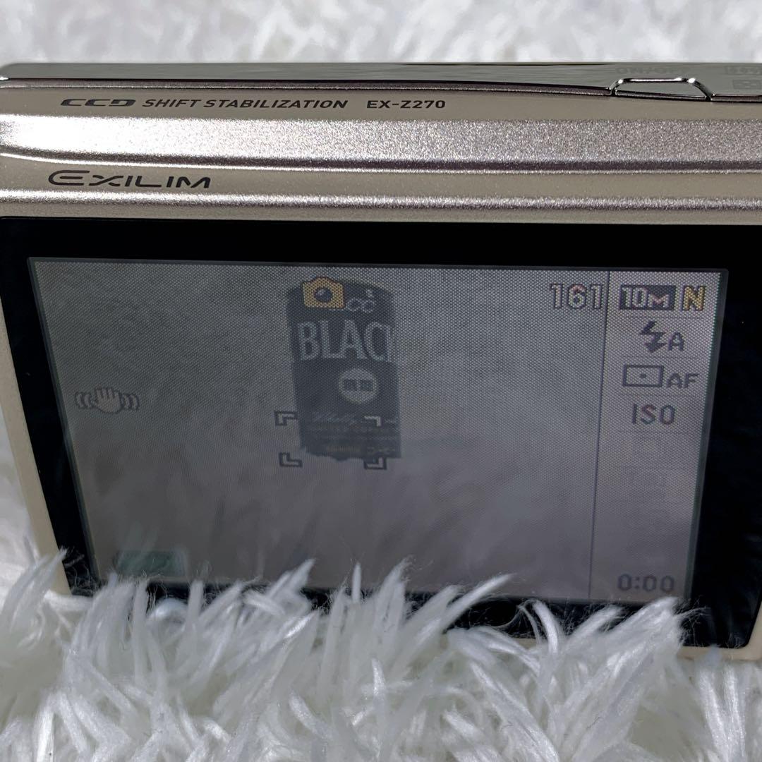 【極上美品】CASIO EX-Z270 EXILIM ゴールド