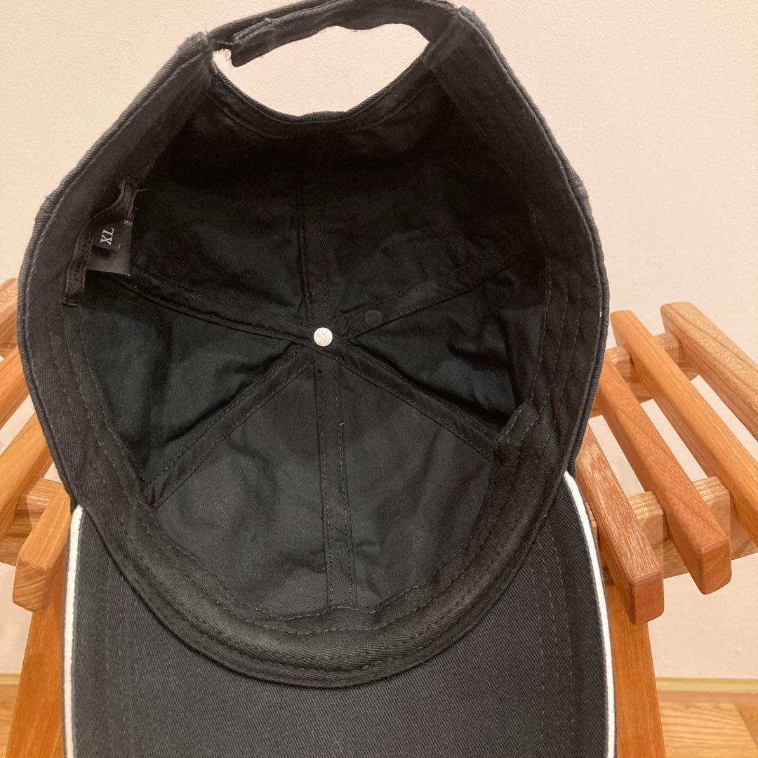 PRADA ベースボールキャップ　ユニセックス　ブラック色　XLサイズ