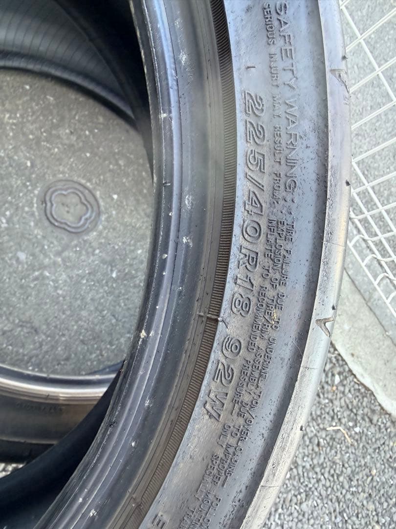 【送料込】 225/40R18 POTENZA RE71RS 2本
