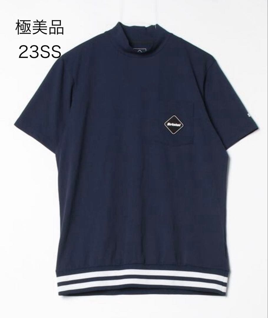 極美品 FCRB TRAINING RIBBED MOCKNECK TOP
