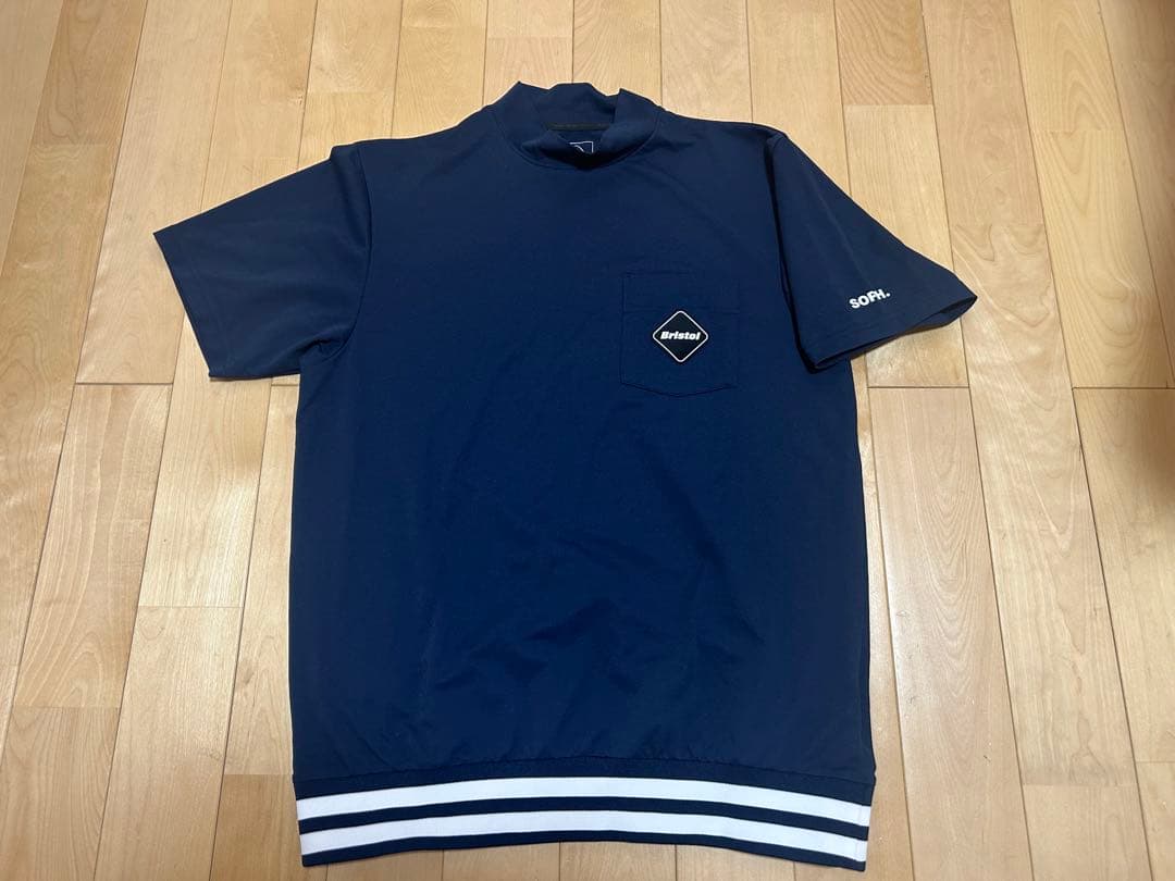 極美品 FCRB TRAINING RIBBED MOCKNECK TOP