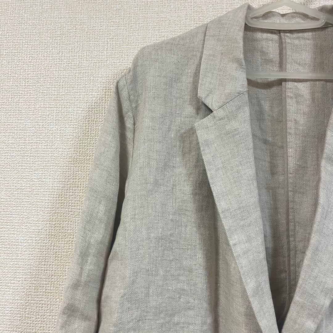 現行モデル✨25ss✨リネンエアリージャケット スピックアンドスパン 麻 38
