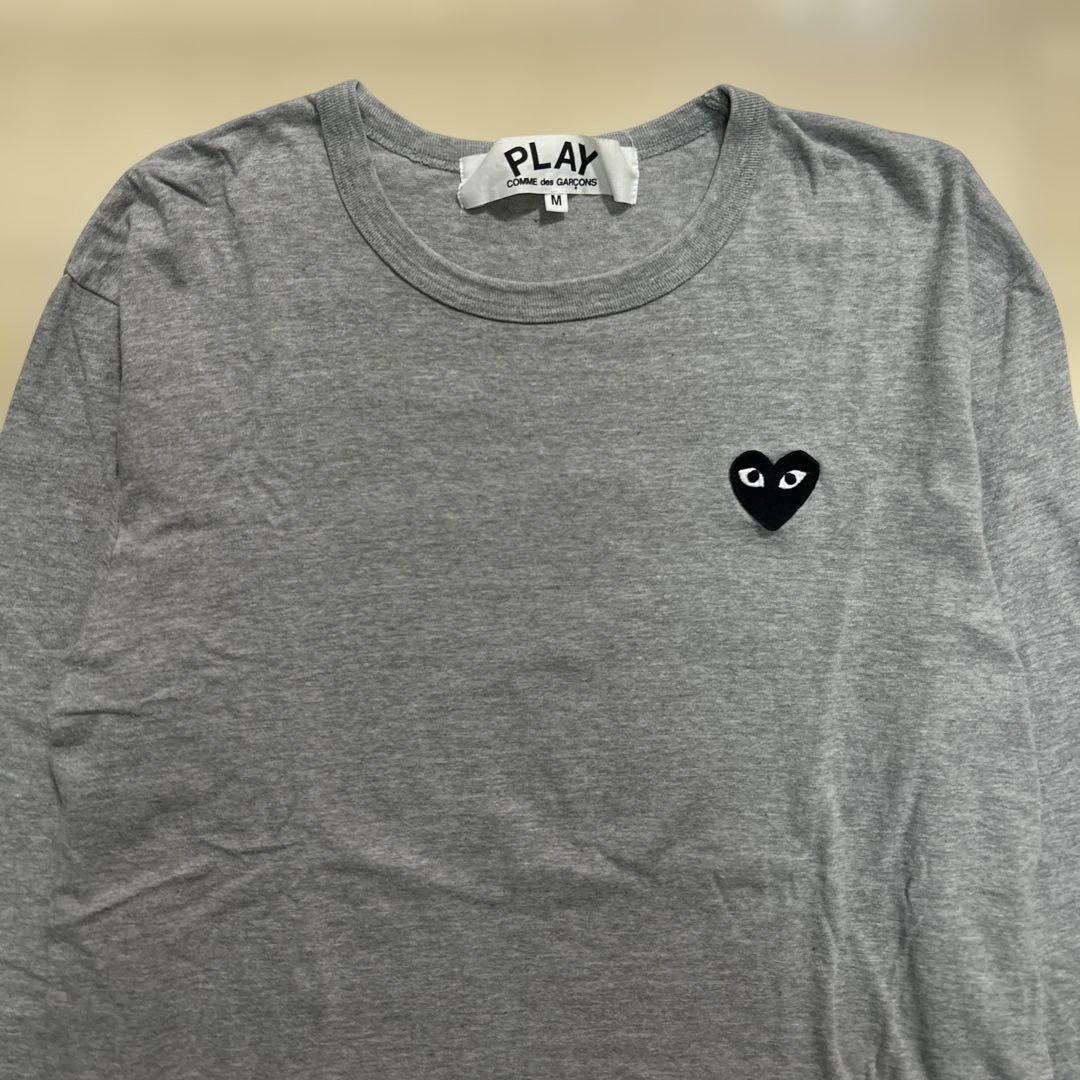 PLAY COMME des GARÇONS Tシャツ グレー サイズM