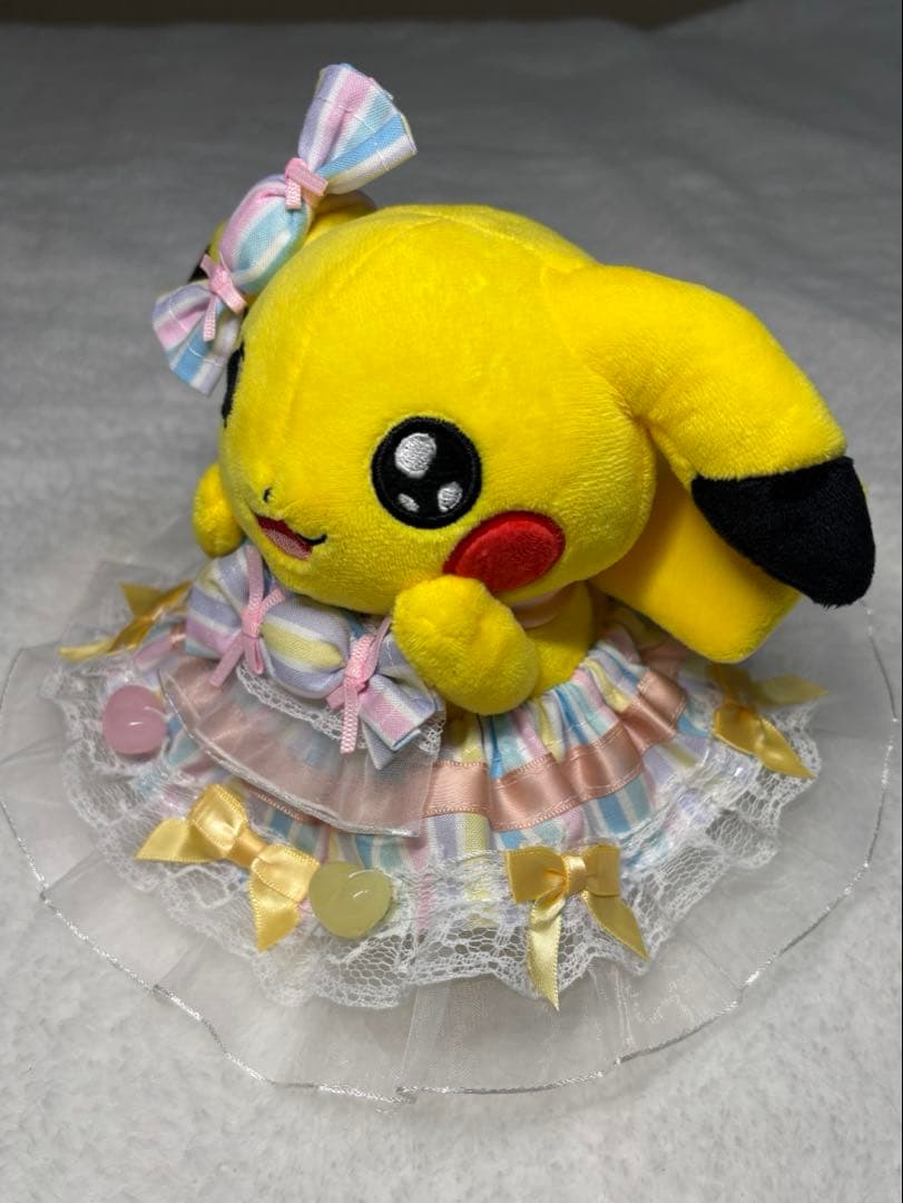 ニャニャニャ マイピカチュウ ストライプのキャンディードレス