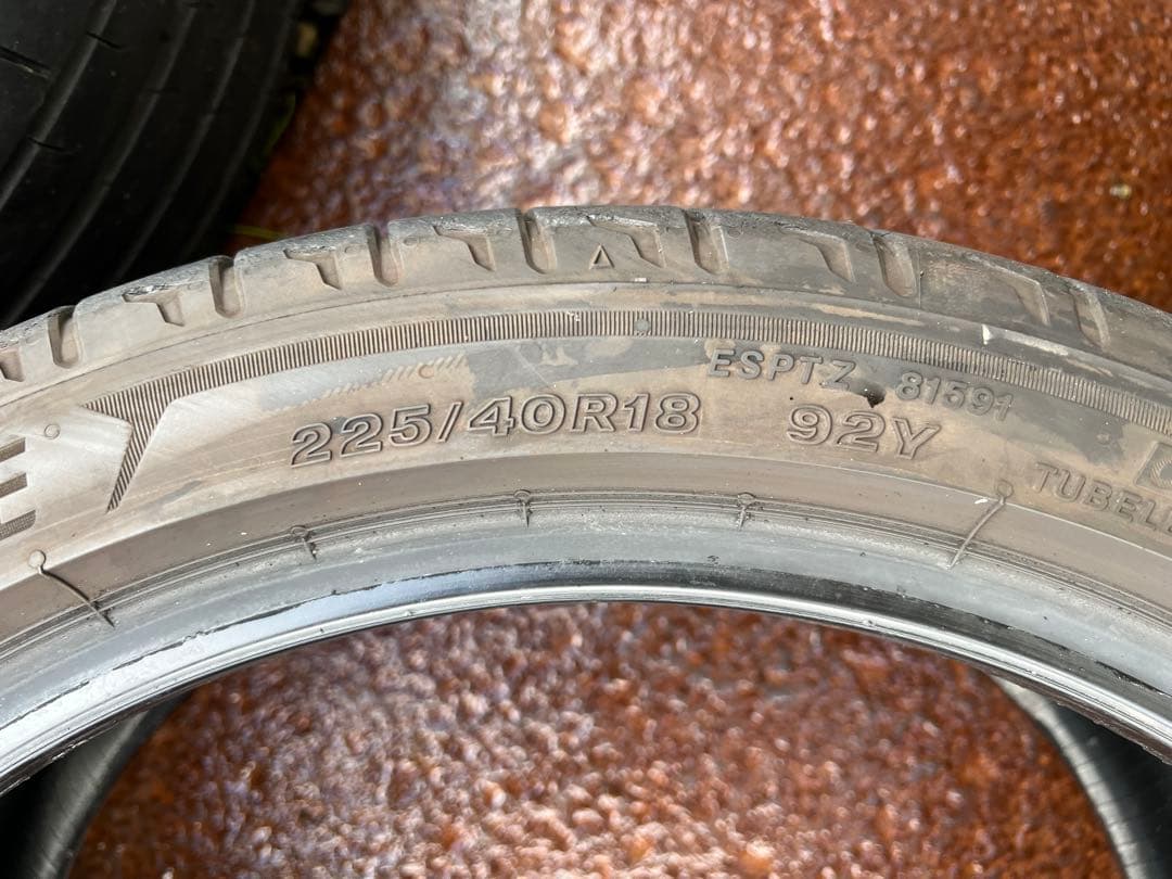 225/40R18 ブリヂストン・ポテンザスポーツ 4本 バリ山！