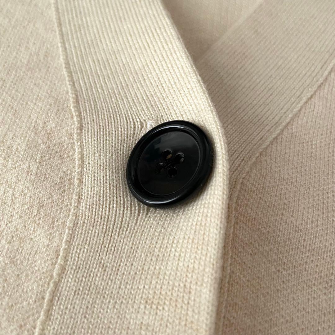 Spick&Span スピック&スパン ダブルジャガード ビッグカーディガン