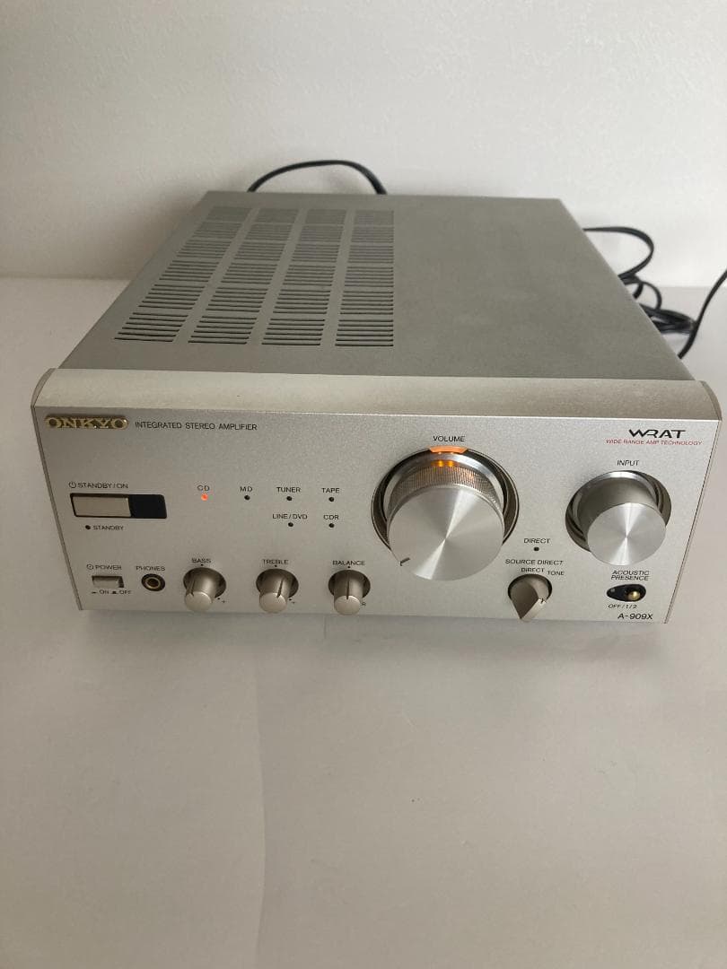 hideONKYO A-909X プリメインアンプ リモコン付き