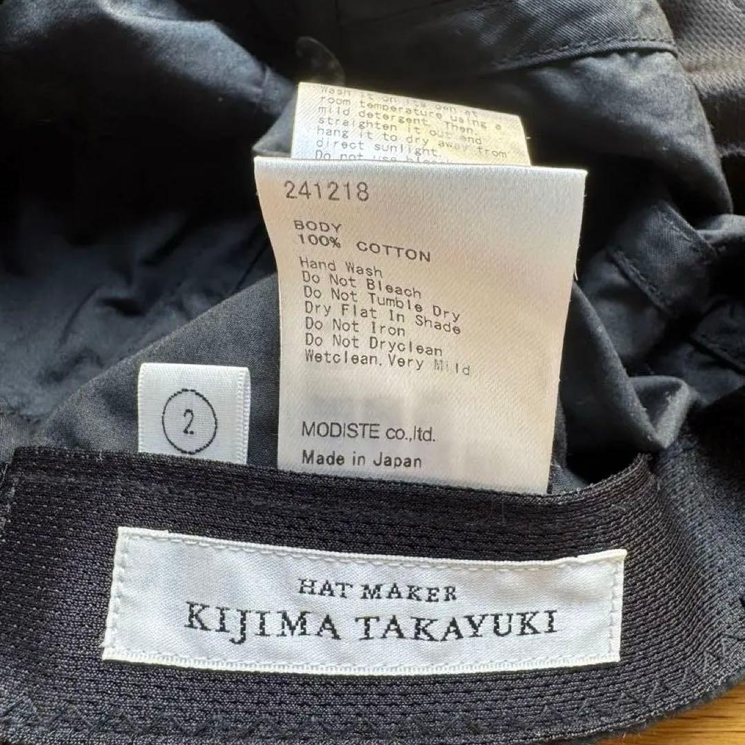 kijima takayuki サイズ2 6PANEL CAP