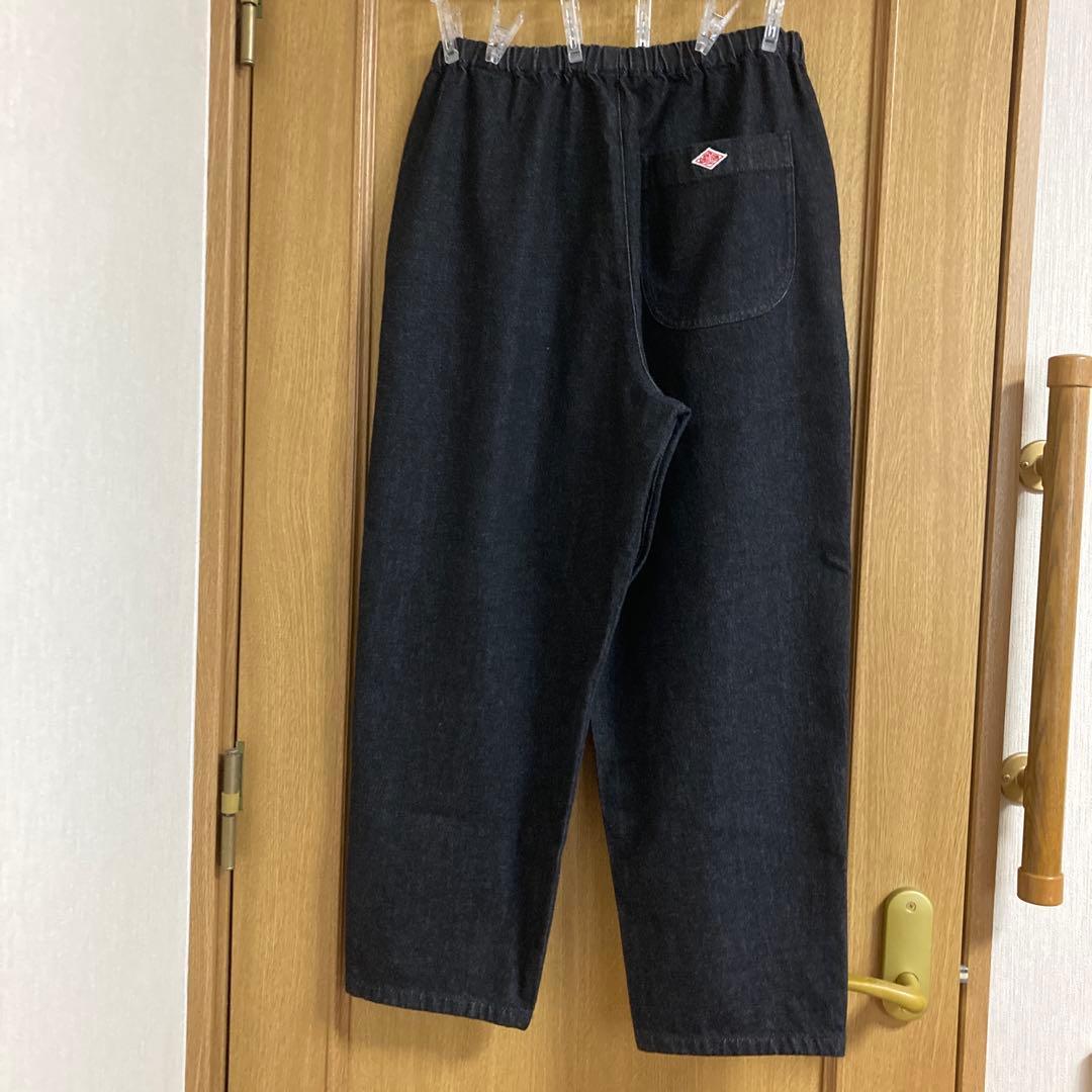 新品未使用　DANTON ダントン　ブラックデニム　イージーパンツ