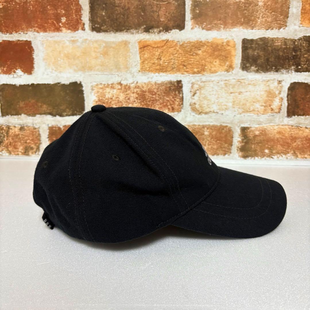 00s adidas キャップ パフォーマンスロゴ刺繍 ブラック 古着コーデXL