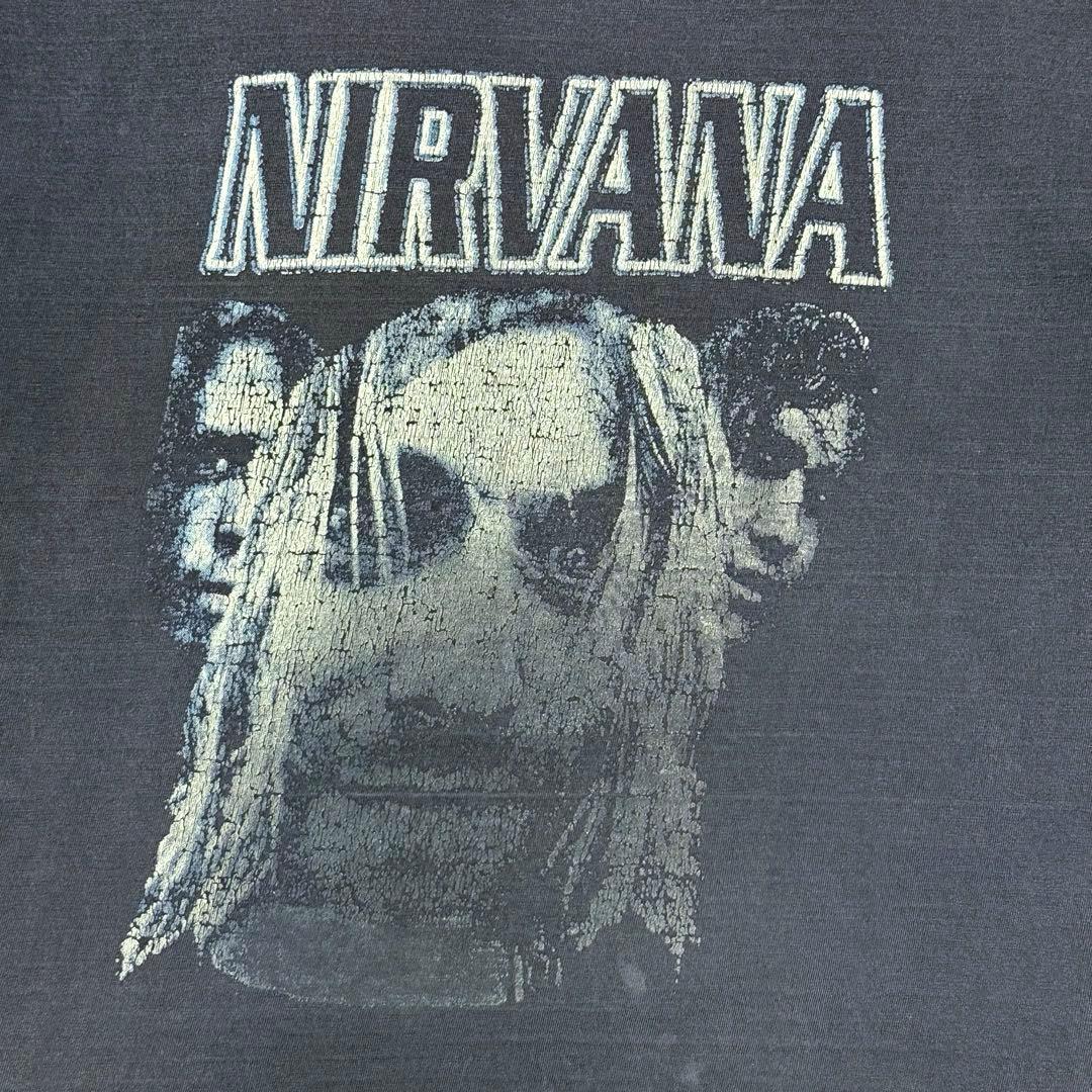 n*h様 90's NIRVANA  Cobain Tシャツ フェード