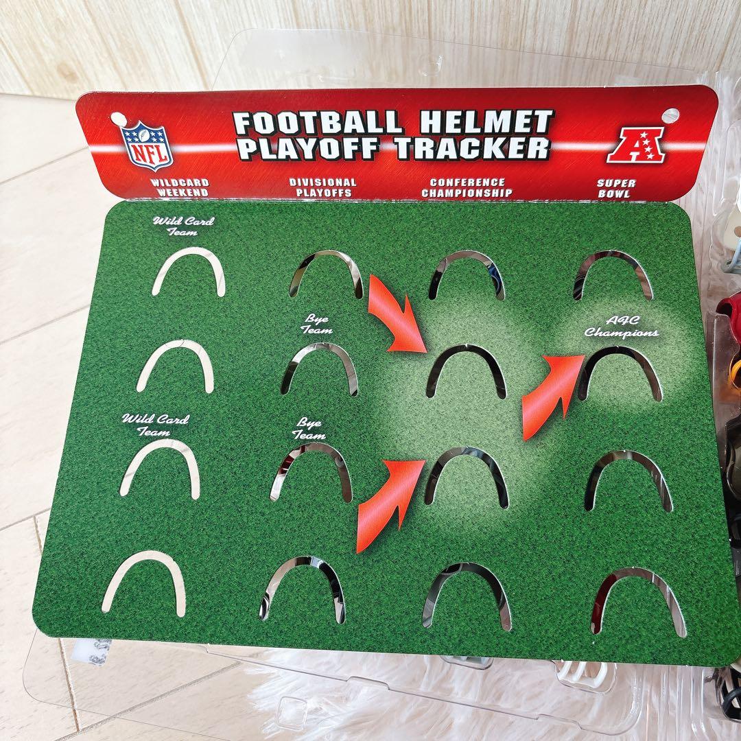 未使用　NFL ヘルメットトラッカー アメフト　ミニヘルメット32個セット