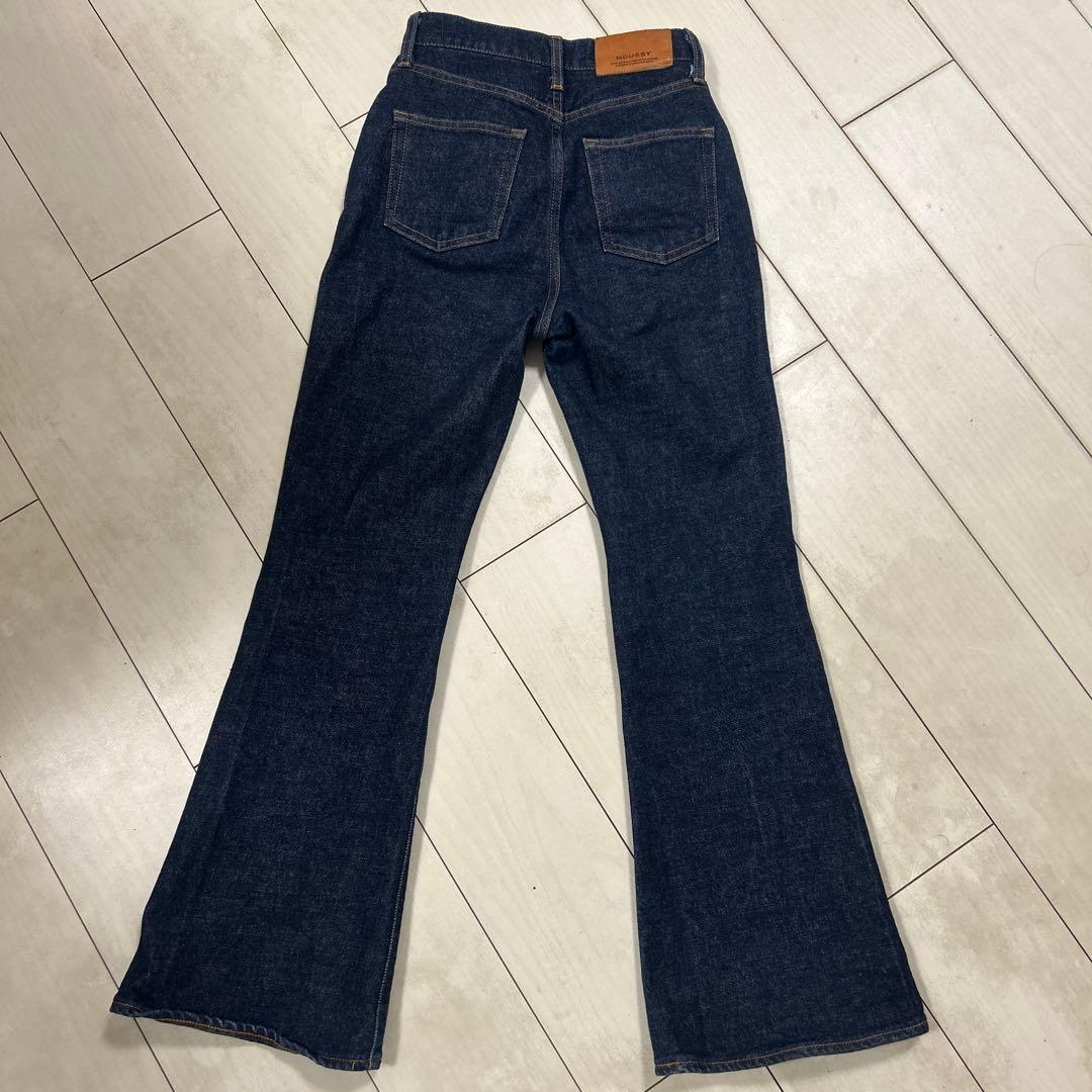 MOUSSY MVS FLARE デニムONE WASH 24インチ