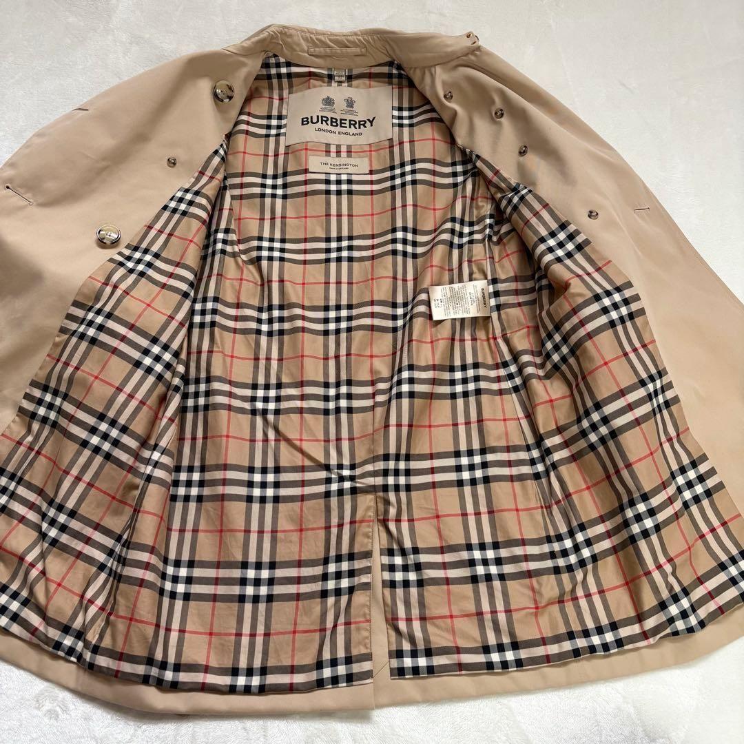 現行・極美　BURBERRY THE KENSINGTON トレンチコート　36