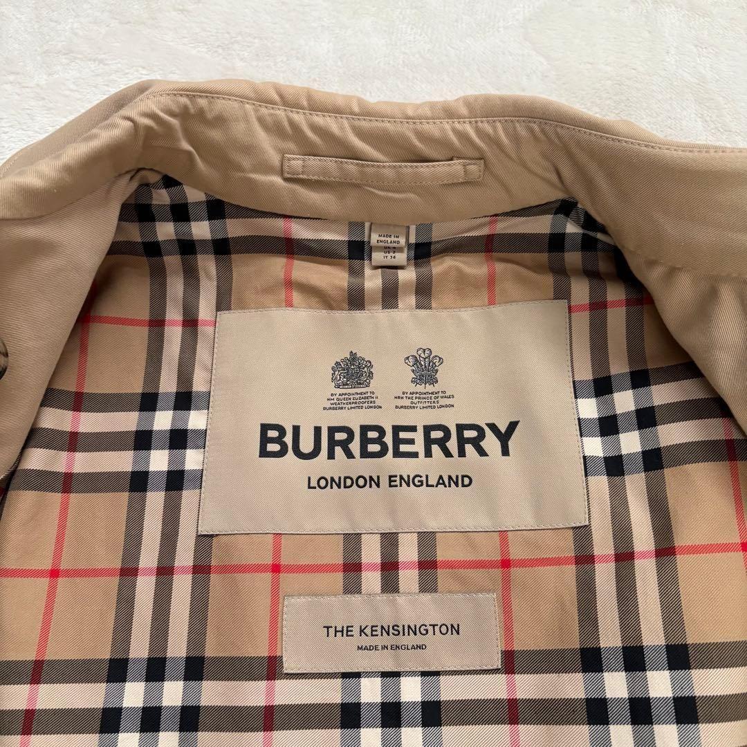 現行・極美　BURBERRY THE KENSINGTON トレンチコート　36