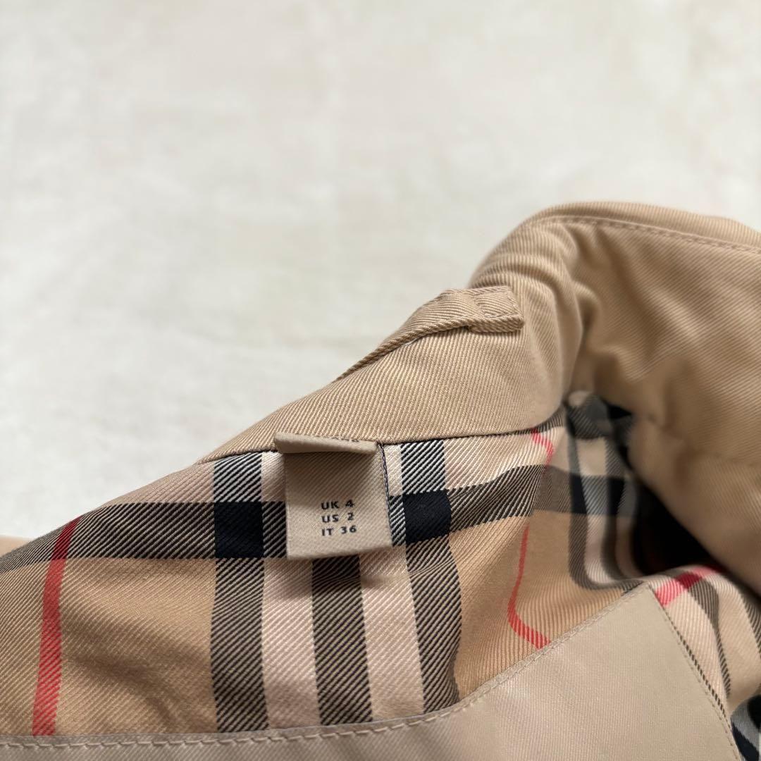 現行・極美　BURBERRY THE KENSINGTON トレンチコート　36