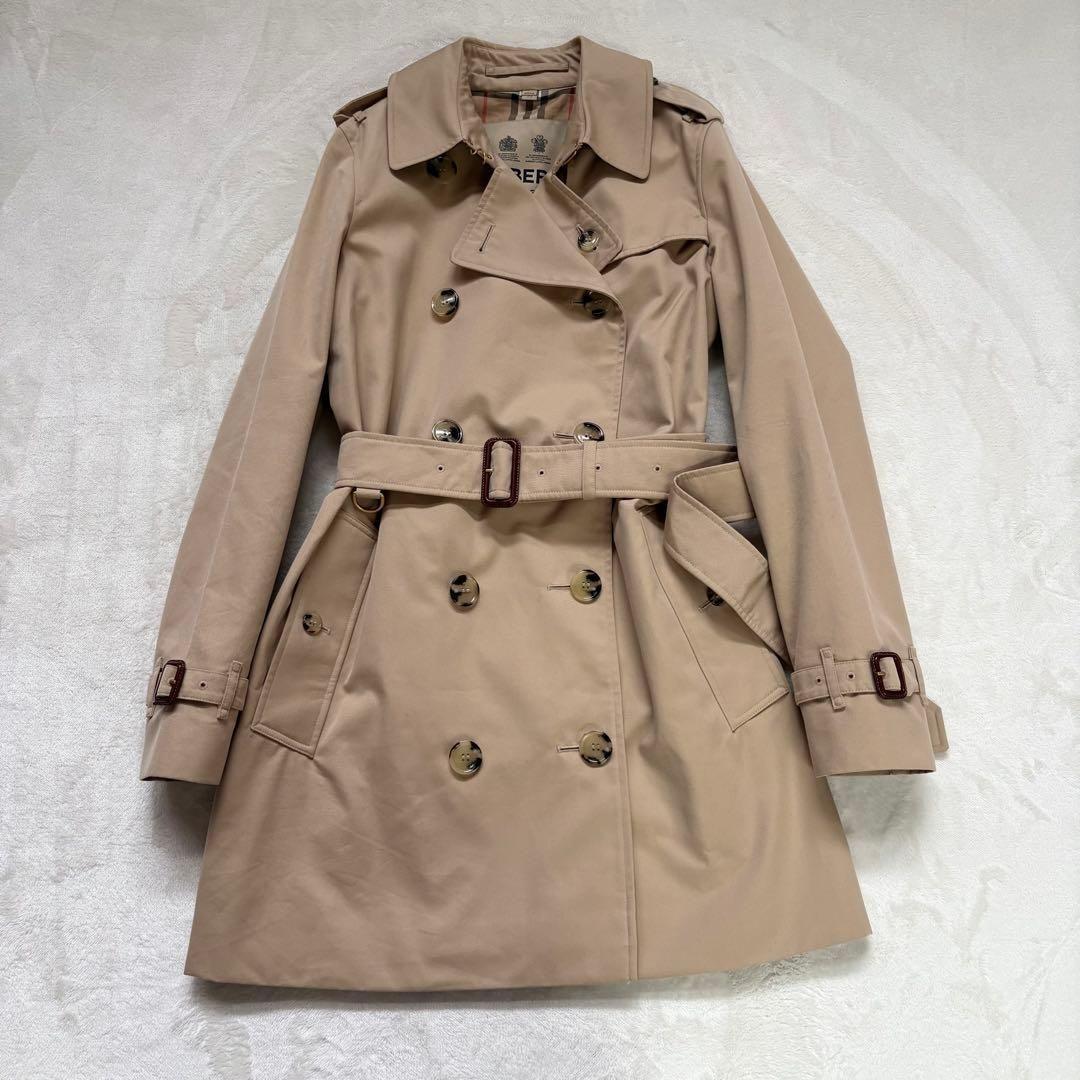 現行・極美　BURBERRY THE KENSINGTON トレンチコート　36