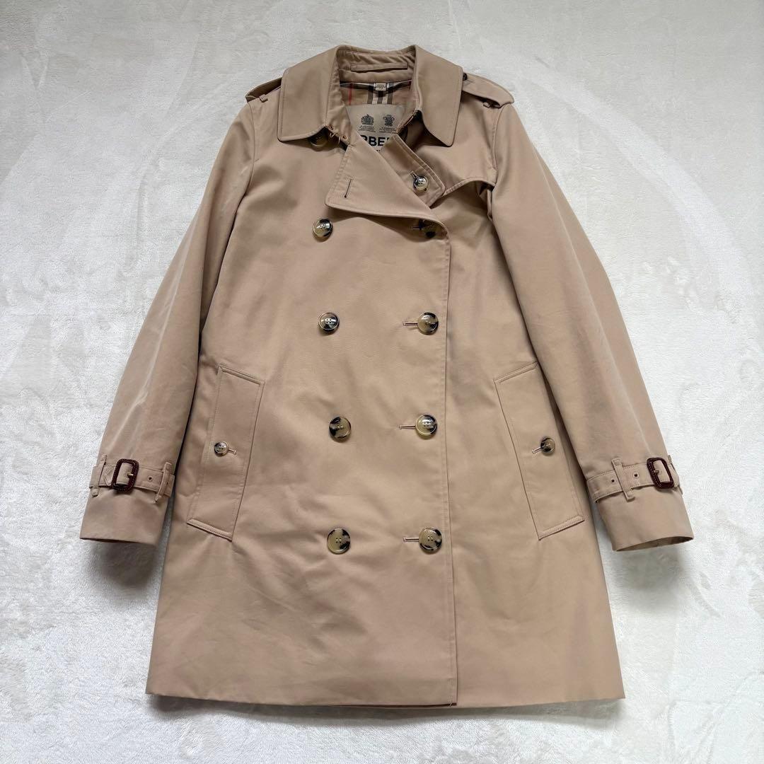 現行・極美　BURBERRY THE KENSINGTON トレンチコート　36