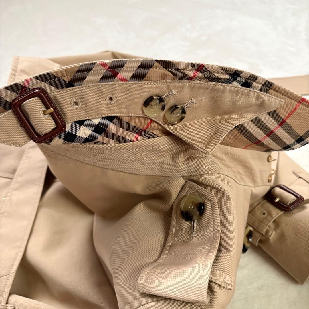 現行・極美　BURBERRY THE KENSINGTON トレンチコート　36