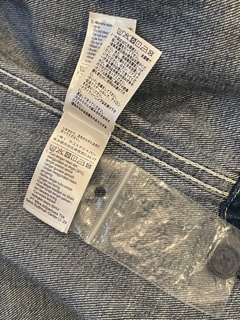 LACOSTE デニムロングシャツワンピース 36