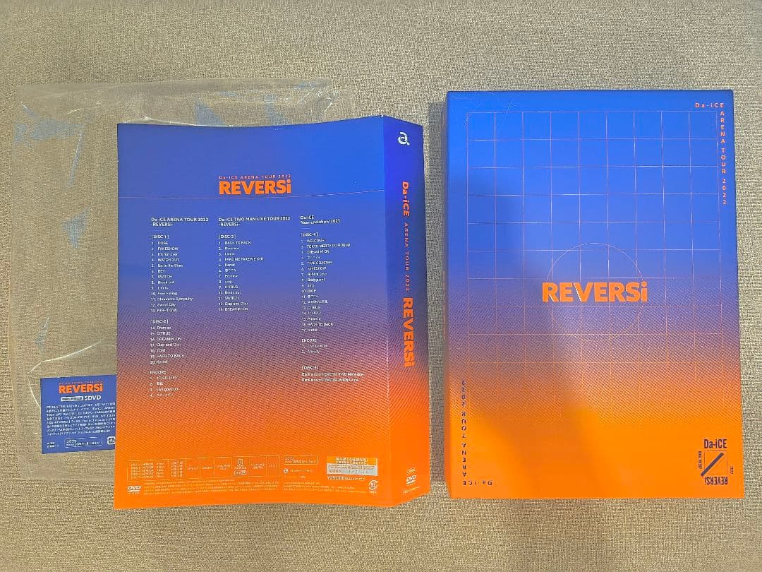 初回生産限定盤 Da-iCE ARENA TOUR 2022 -REVERSi-