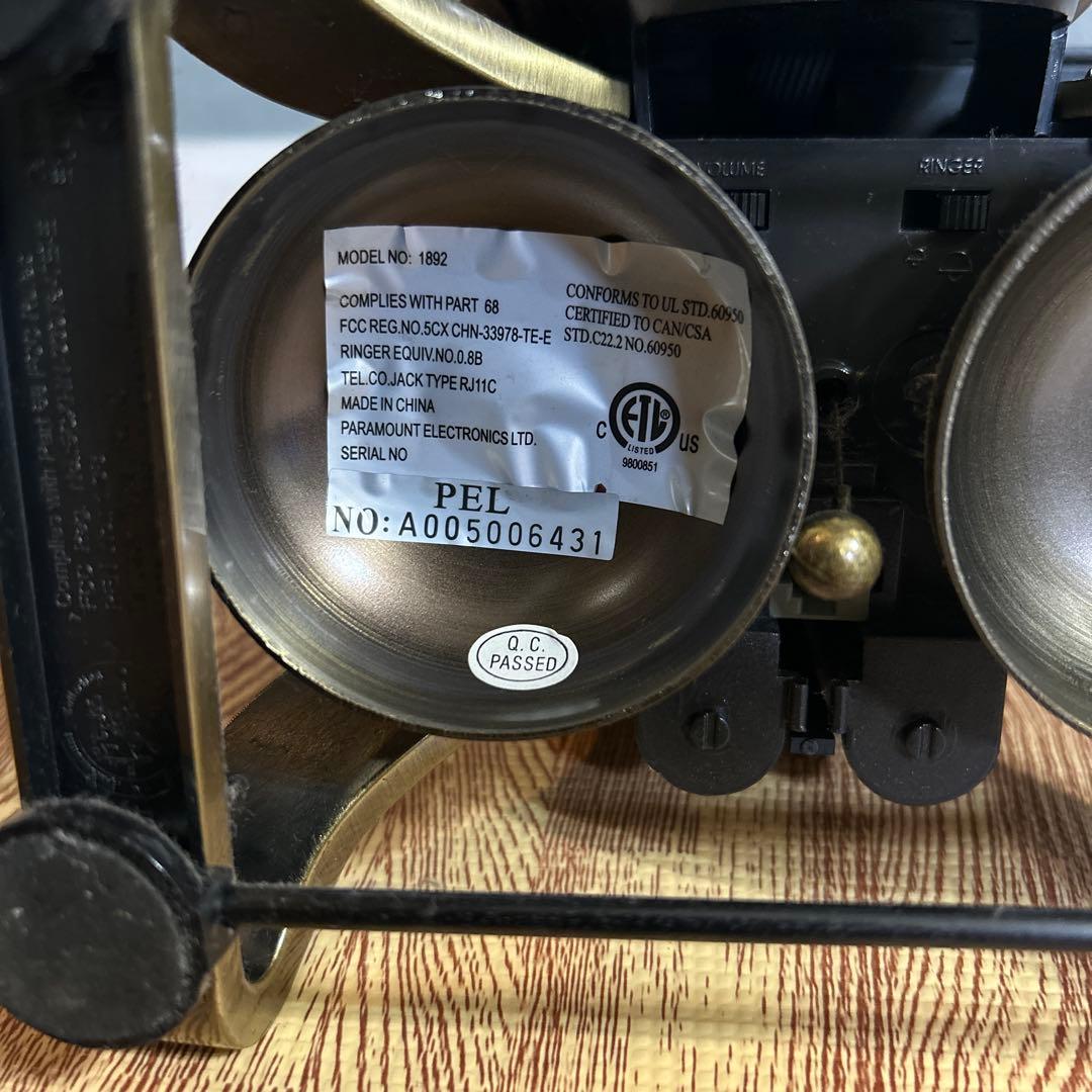 Crosley ダイヤル式風ボタン電話 1892