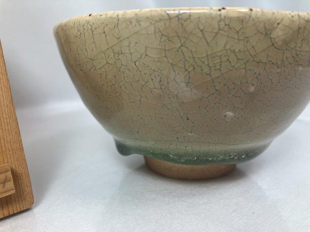 堀部雪宵　抹茶　茶碗　共箱　茶道具　作家物　陶磁器　人間国宝　弟子