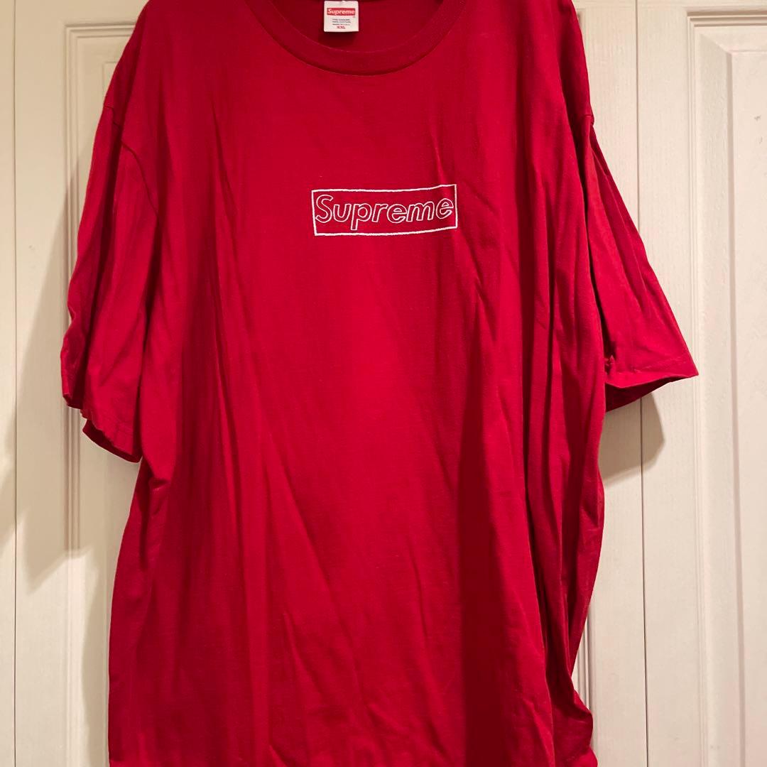Supreme レッド Tシャツ XXL