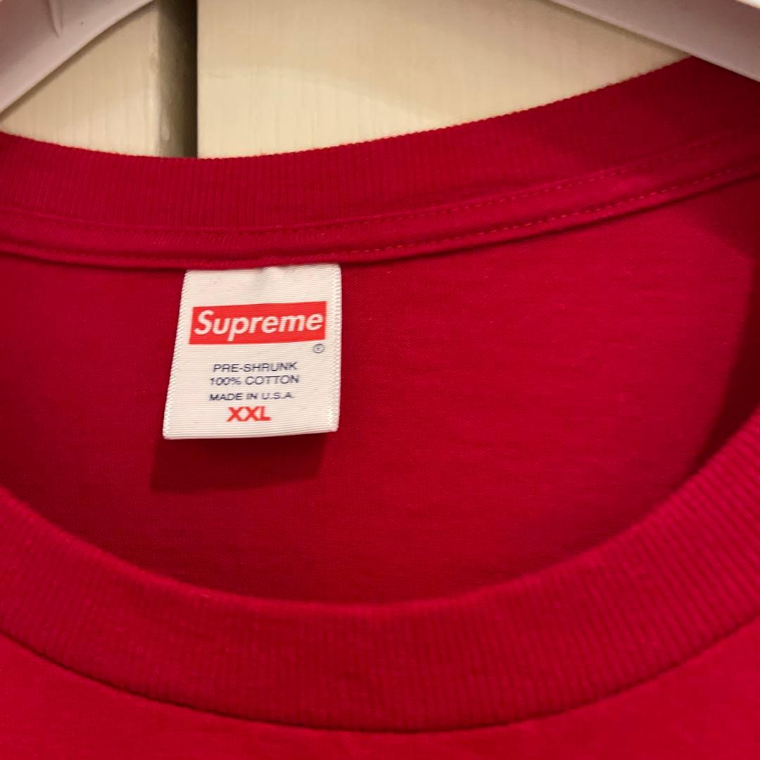 Supreme レッド Tシャツ XXL