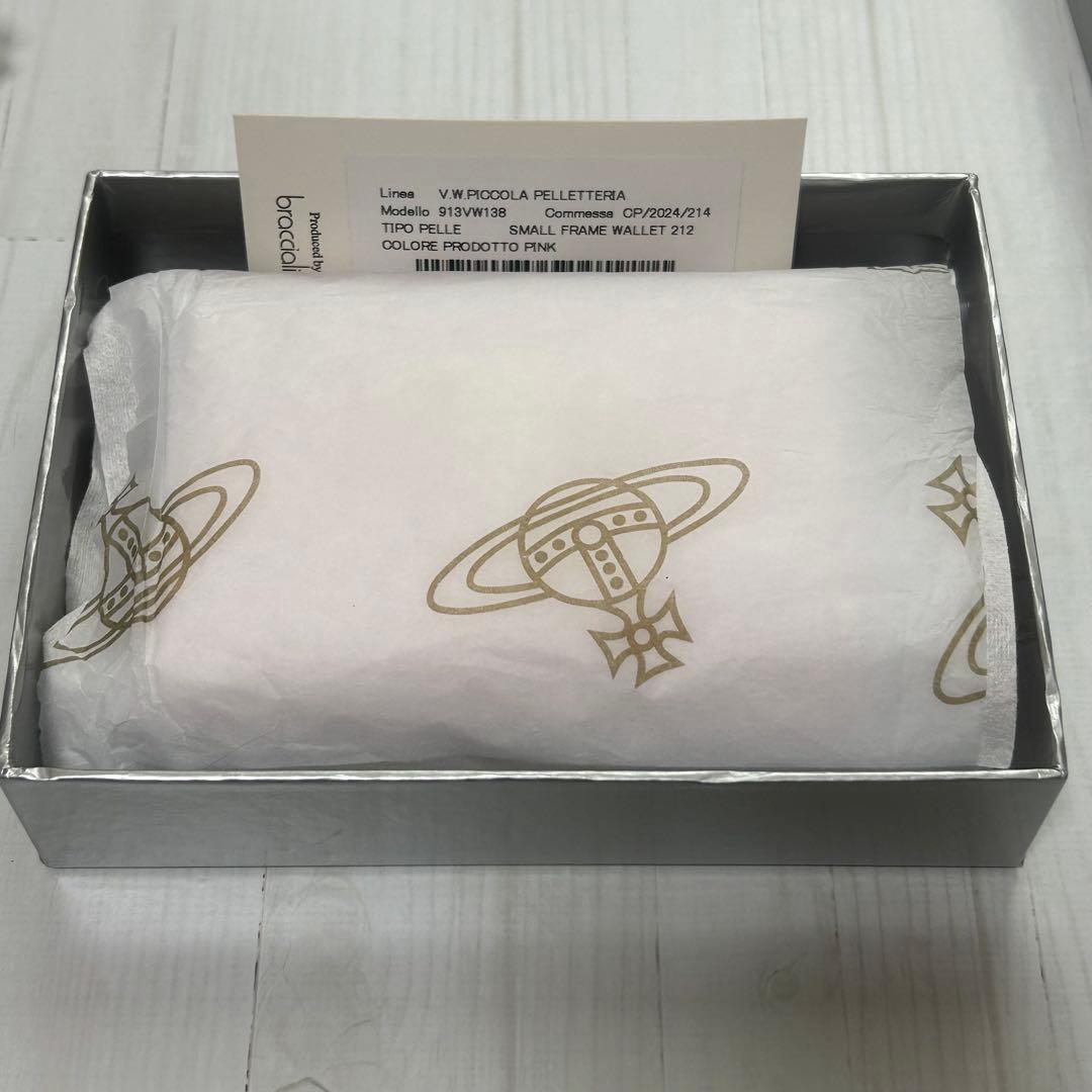 【即日発送】Vivienne Westwood 三つ折り財布 ピンク