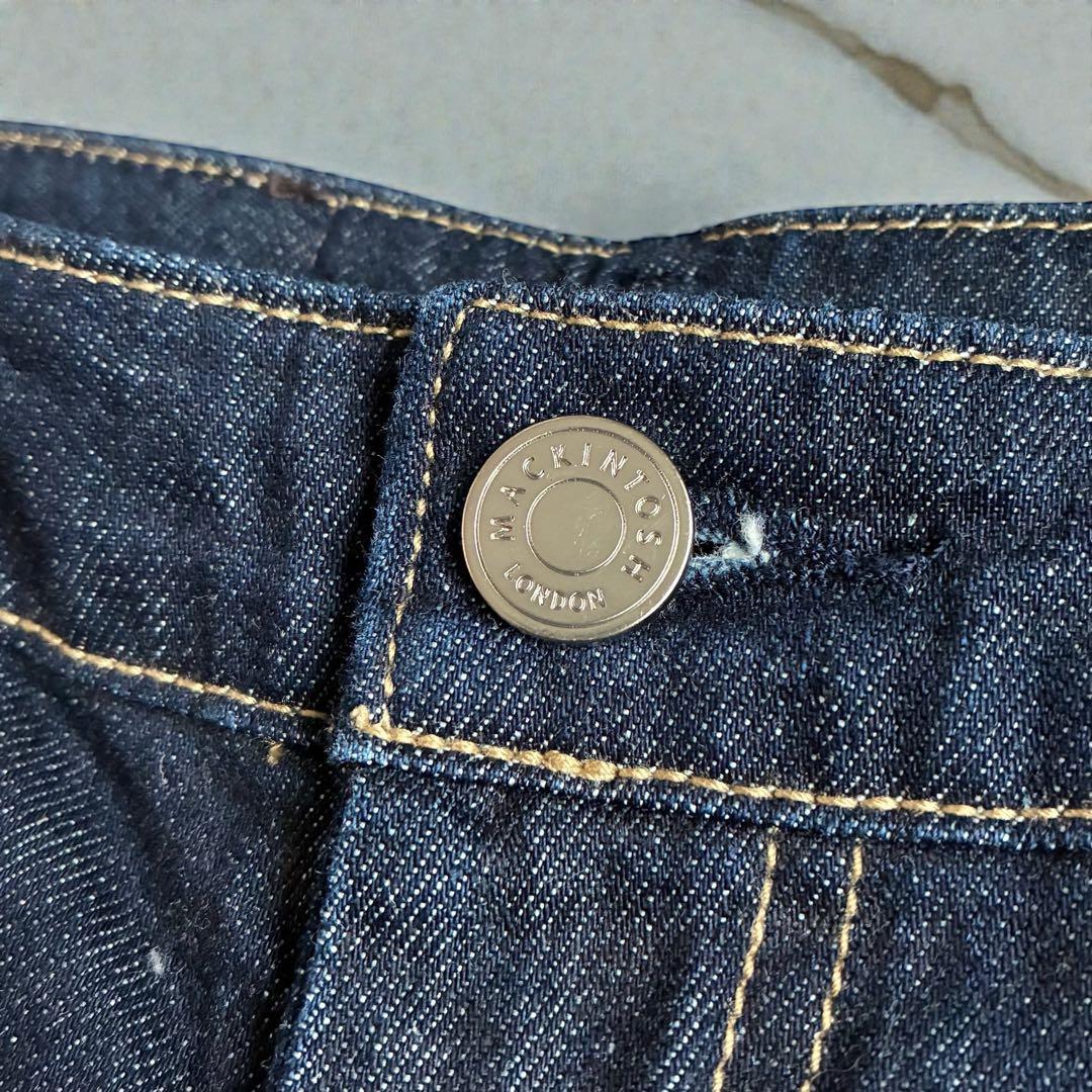 極美品 MACKINTOSH LONDON ワイドデニムパンツ 38