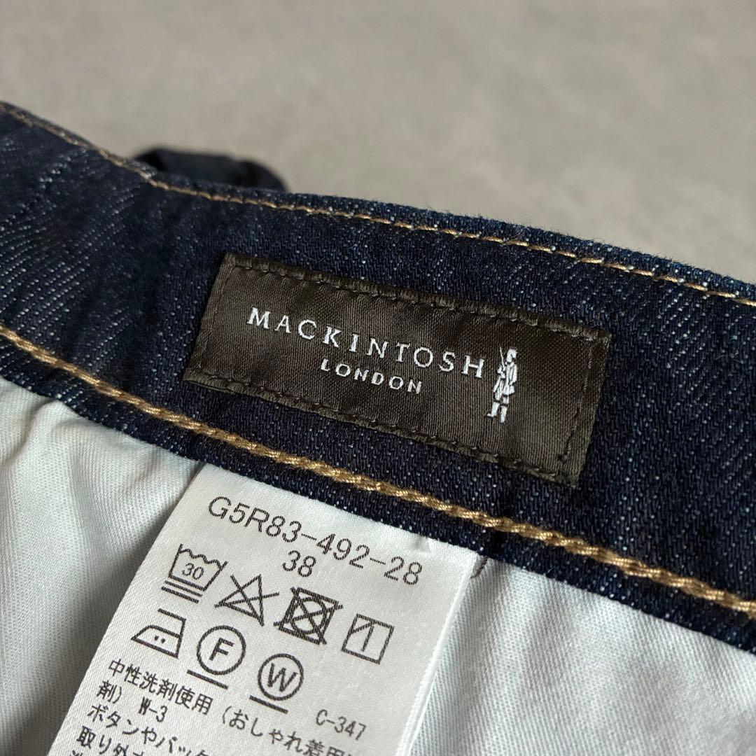 極美品 MACKINTOSH LONDON ワイドデニムパンツ 38