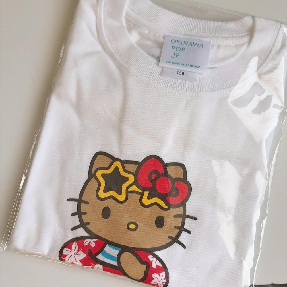 新品♡ウミイキタイ♡日焼けキティコラボTシャツ♡キッズ150♡