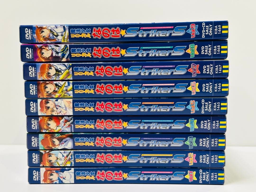 魔法少女リリカルなのは StrikerS 1〜9巻DVD＋特典IDカード付　美品
