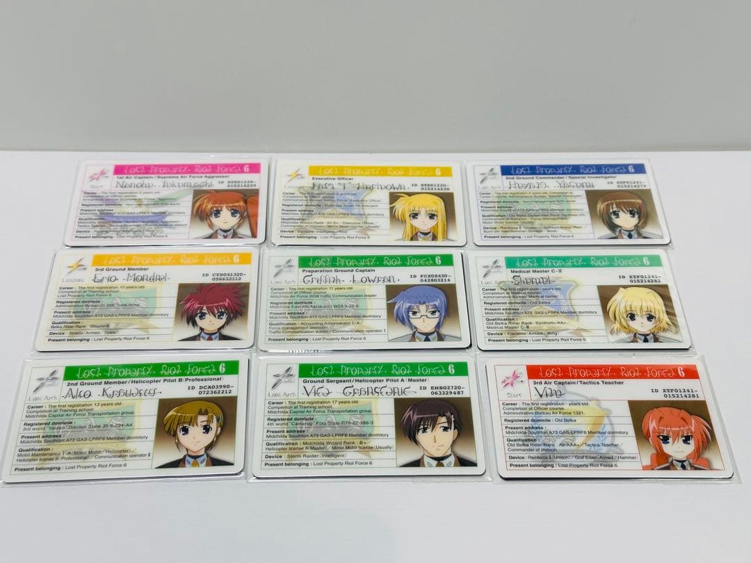魔法少女リリカルなのは StrikerS 1〜9巻DVD＋特典IDカード付　美品