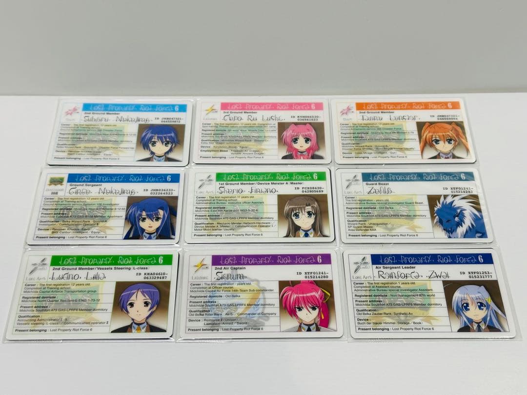 魔法少女リリカルなのは StrikerS 1〜9巻DVD＋特典IDカード付　美品