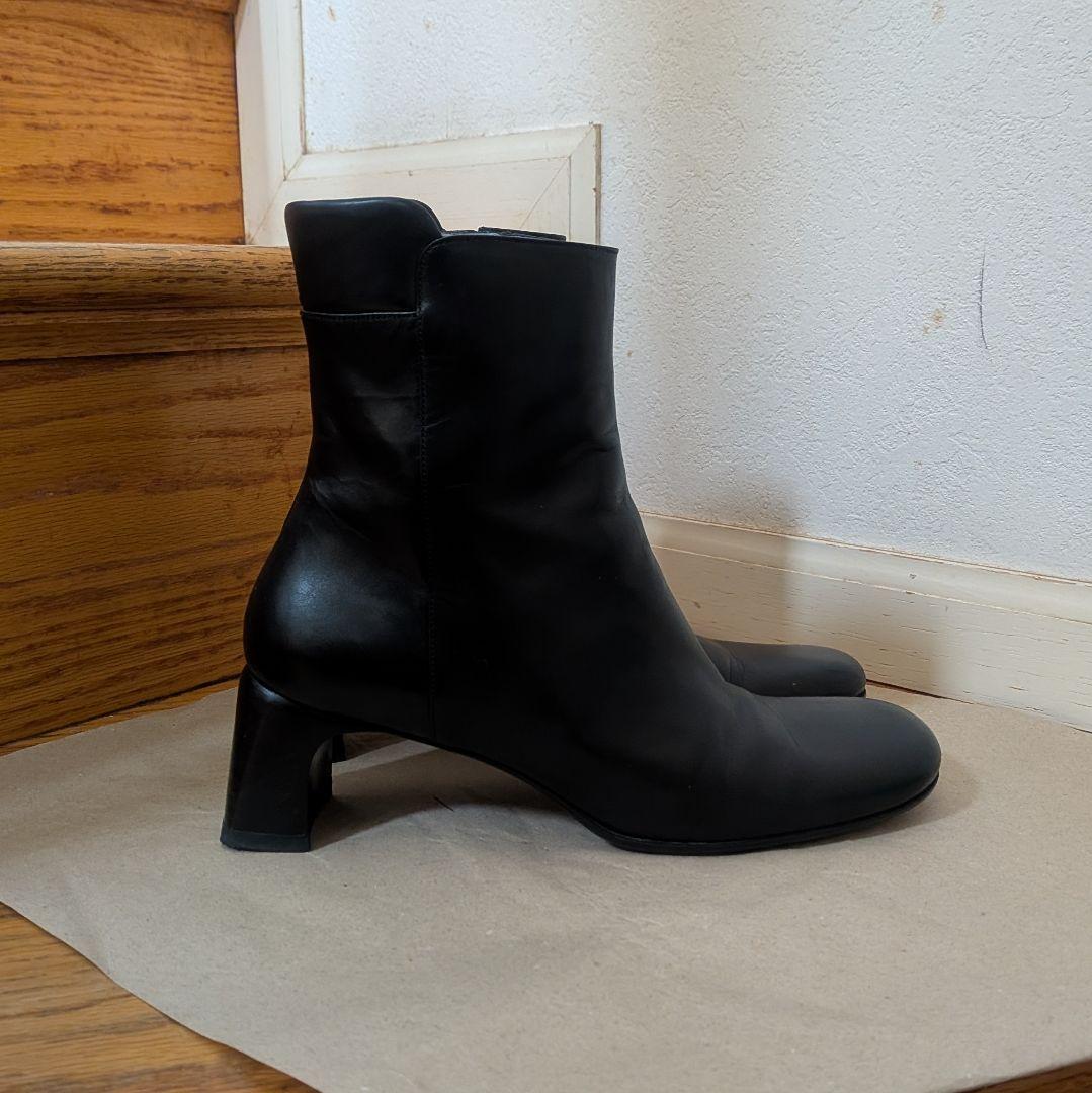 GUCCI ショートブーツ 23.5cm (6.5) ブラック 箱付き
