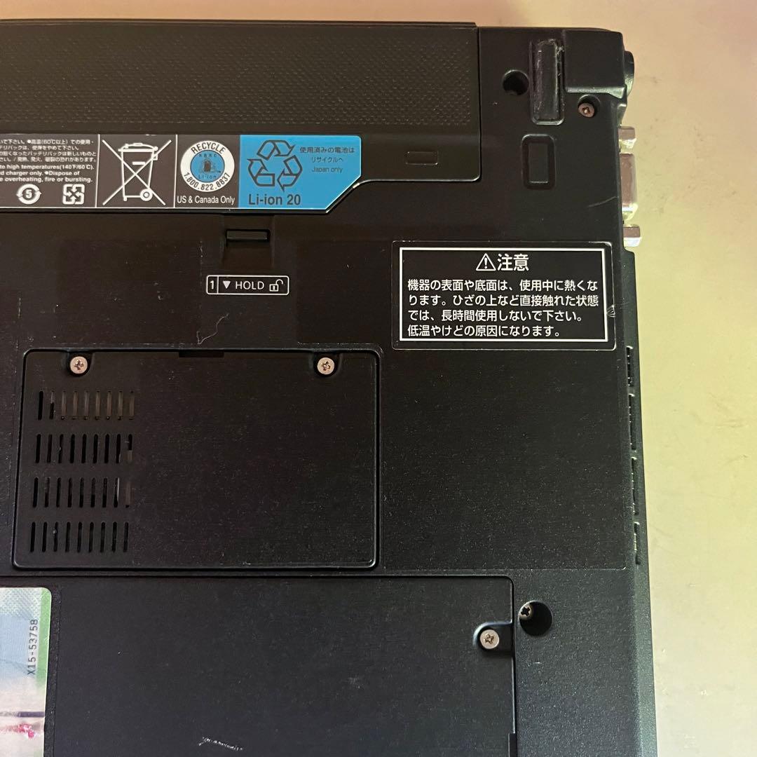 富士通　FMV-BIBLO R/E50N 12.1型　ノートパソコン　ブラック