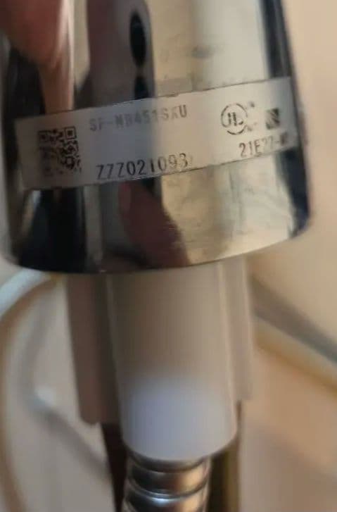 INAXキッチン用タッチレス水栓SF-NB451SXU、100V電源対応。