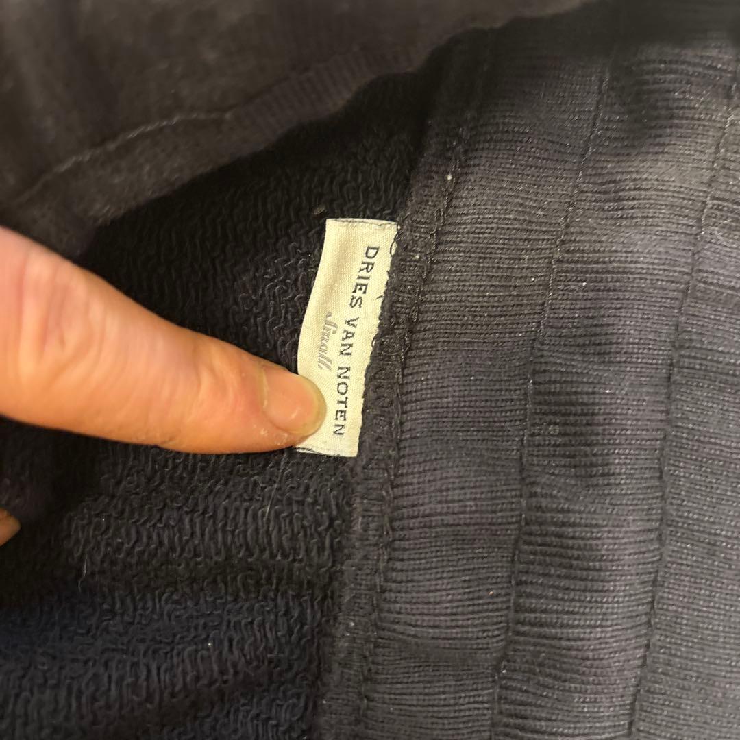 パンツ DRIES VAN NOTEN PADDED SWEAT PANTS BLACK