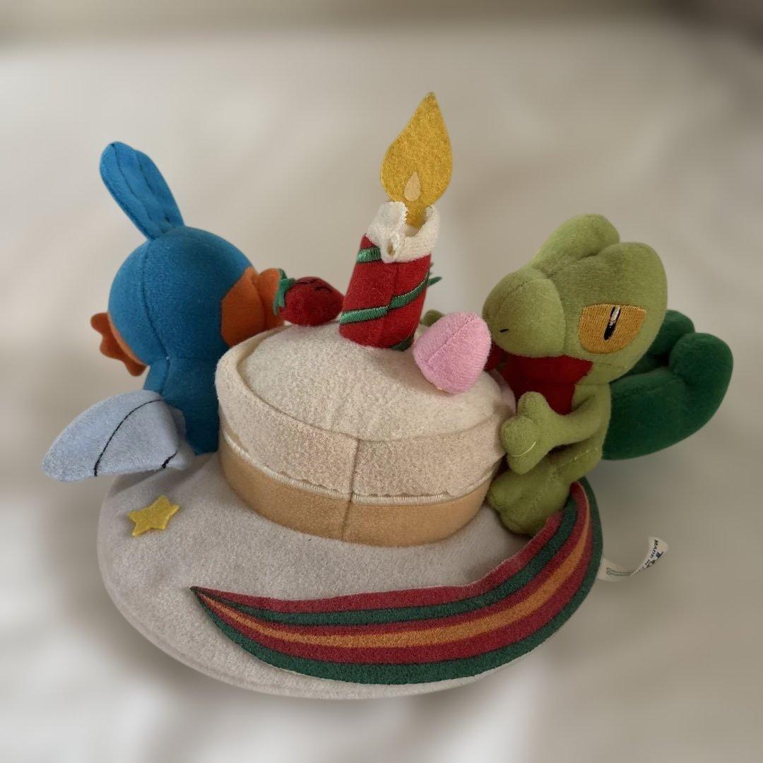 ポケモン　キモリ　ミズゴロウ　クリスマスケーキ　ぬいぐるみ　トミー　レトロ