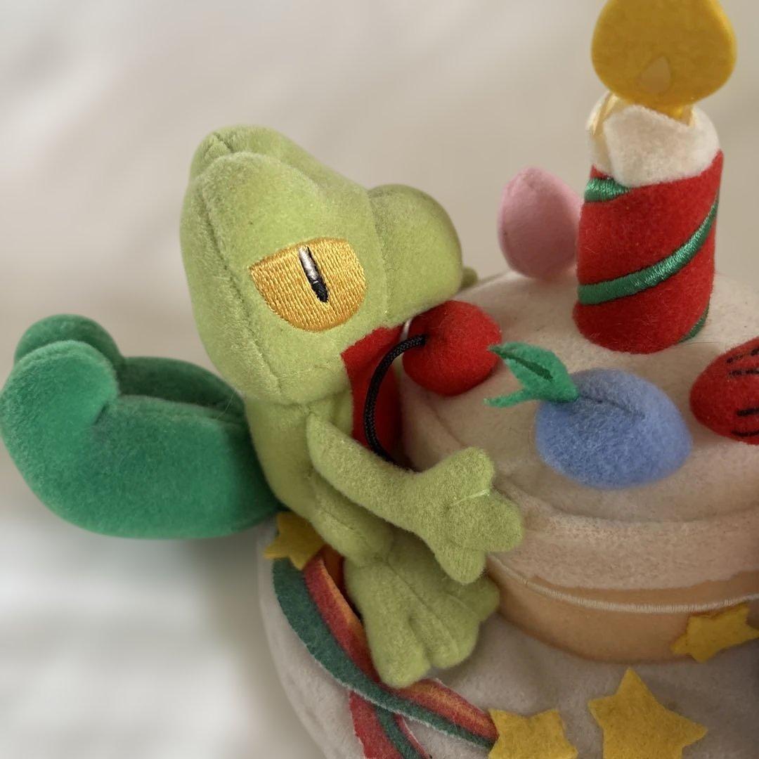 ポケモン　キモリ　ミズゴロウ　クリスマスケーキ　ぬいぐるみ　トミー　レトロ