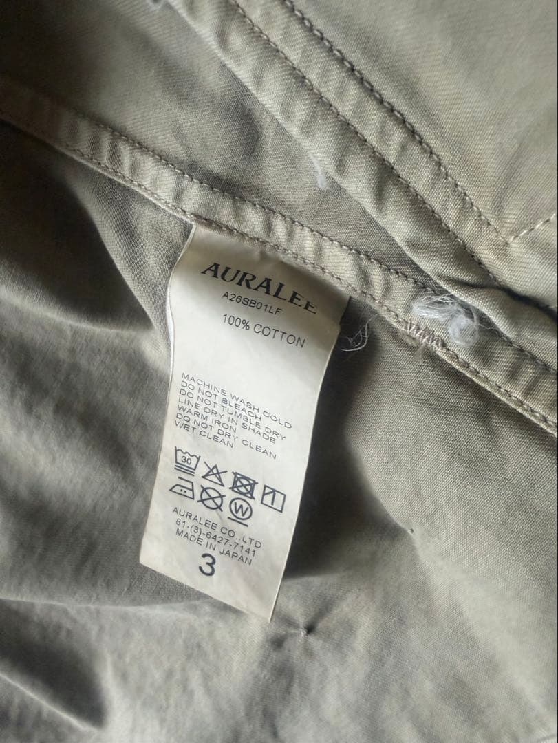 26ss GARMENT-DYED FINX LIGHT CHINO ブルゾン