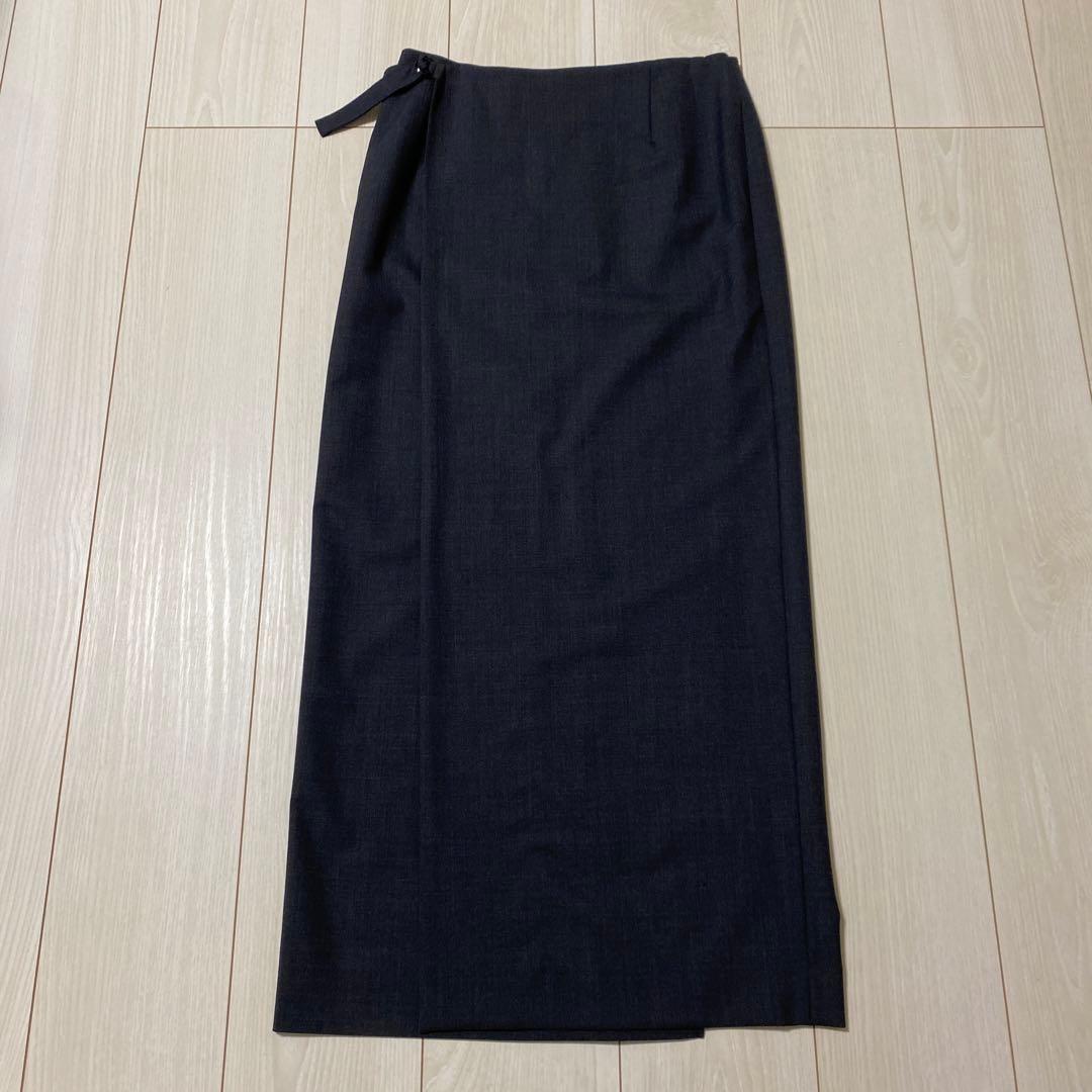 Plage TAB WRAP スカート グレー 36サイズ