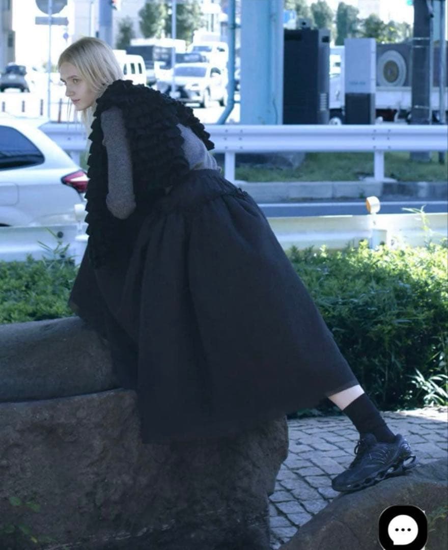 bibiy. 極美品！scarlet skirt ブラック