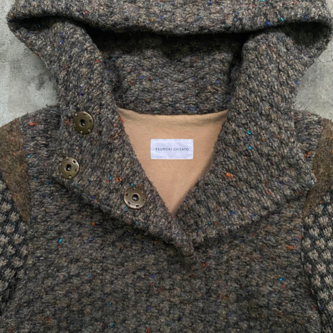 ジャケット・アウター TSUMORI CHISATO Hooded Nep Knit Coat