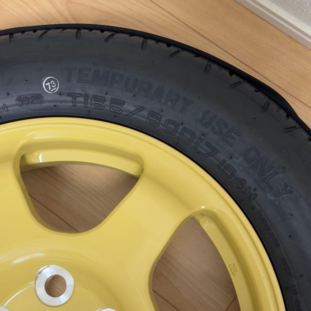 スペアタイヤ、165/80D17