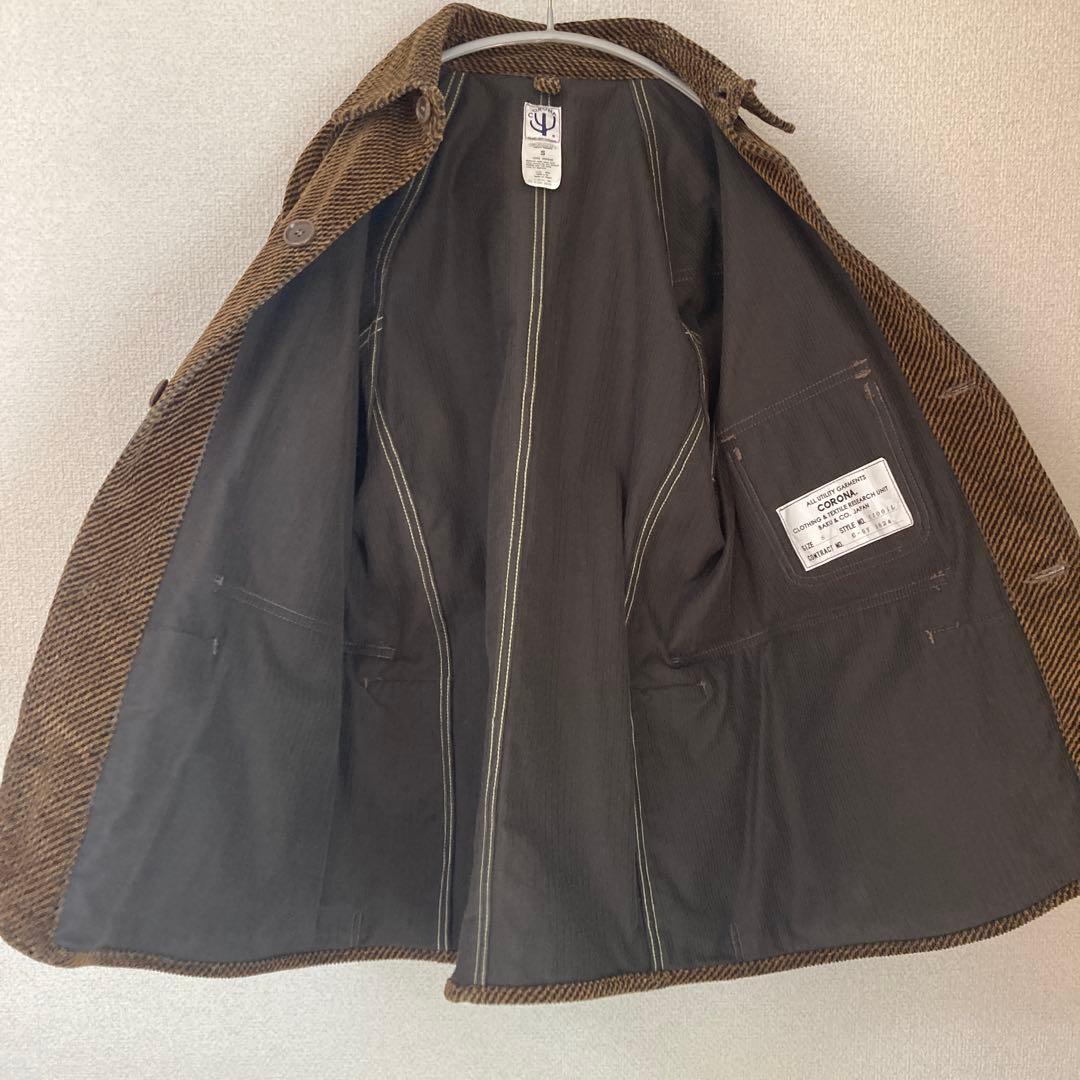 CORONA GAME JACKET LIGHT TWEEDUROY ブラウン