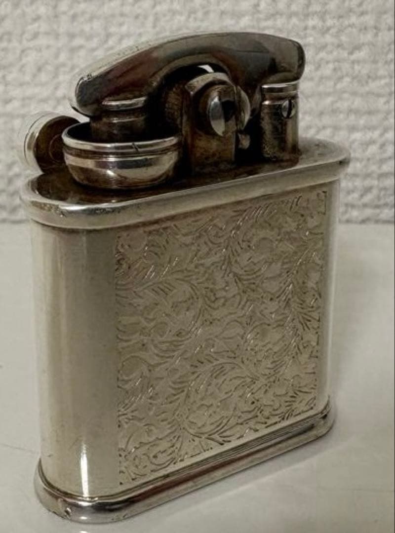 【中古】コリブリ Colibri オイルライター　唐草模様