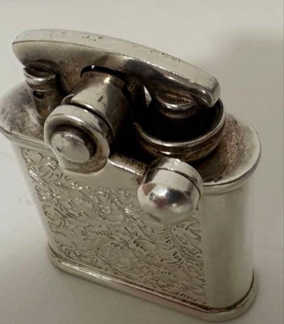 【中古】コリブリ Colibri オイルライター　唐草模様